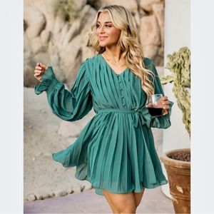 COPY - Teal Pink Lily Romper